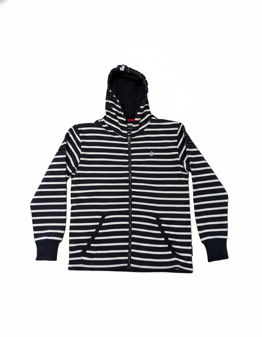 Gilet Safran Marine/Blanc - packshot fond blanc