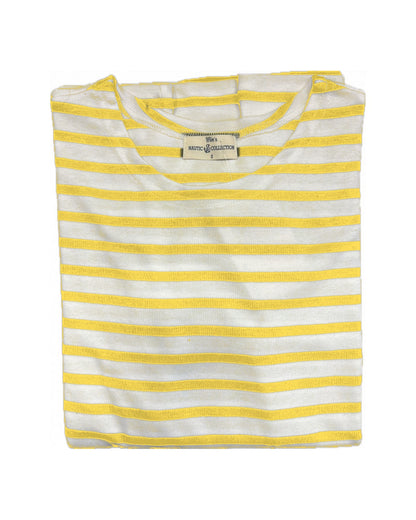 Marinière Win's Nautic Classique – Blanc/Jaune citron