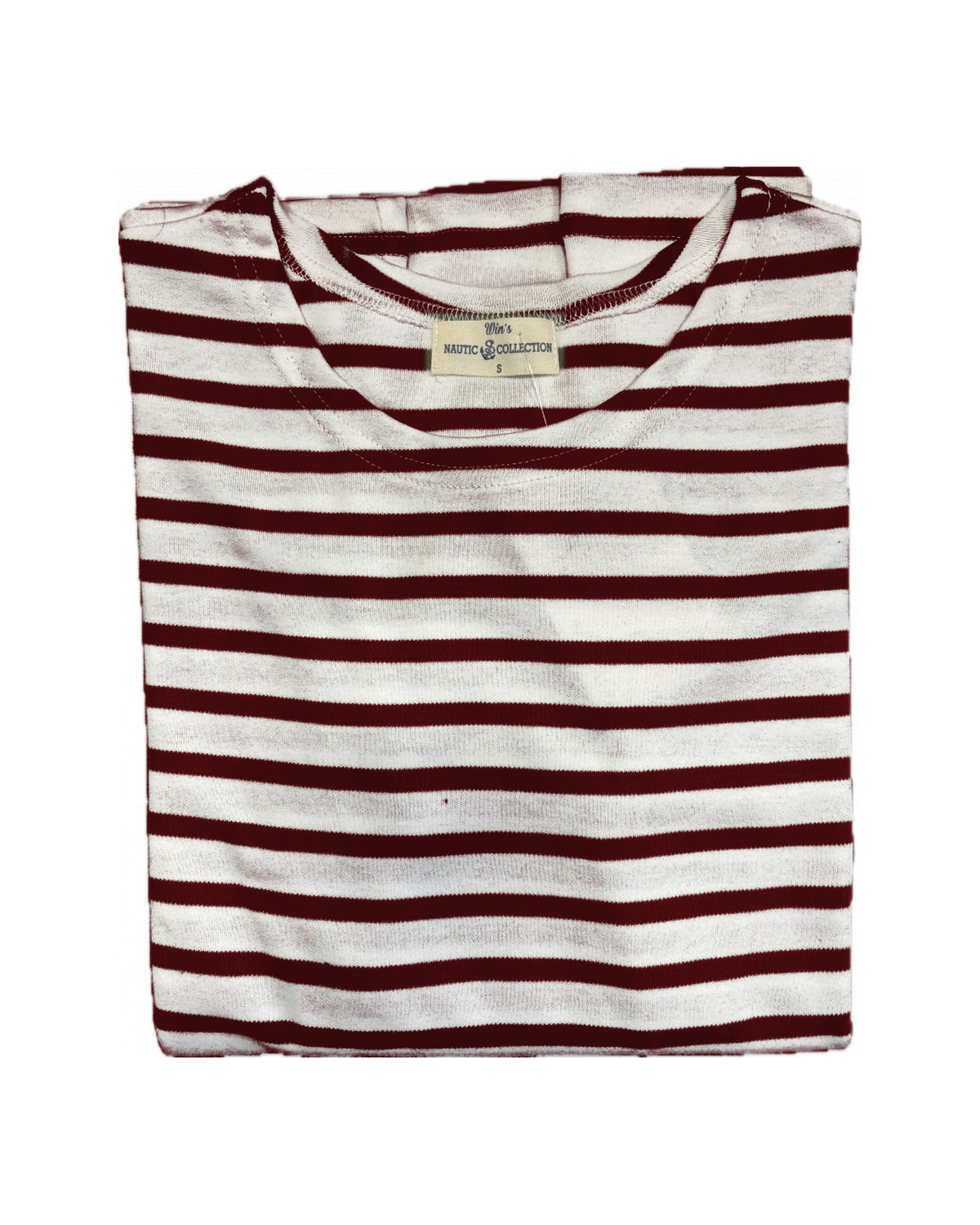 Marinière Win's Nautic Classique – Blanc/Rouge